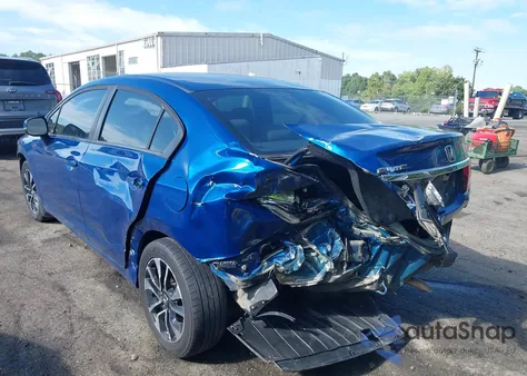 2013 Honda Civic Ex из США, поврежденный, VIN 19XFB2F89DE233224